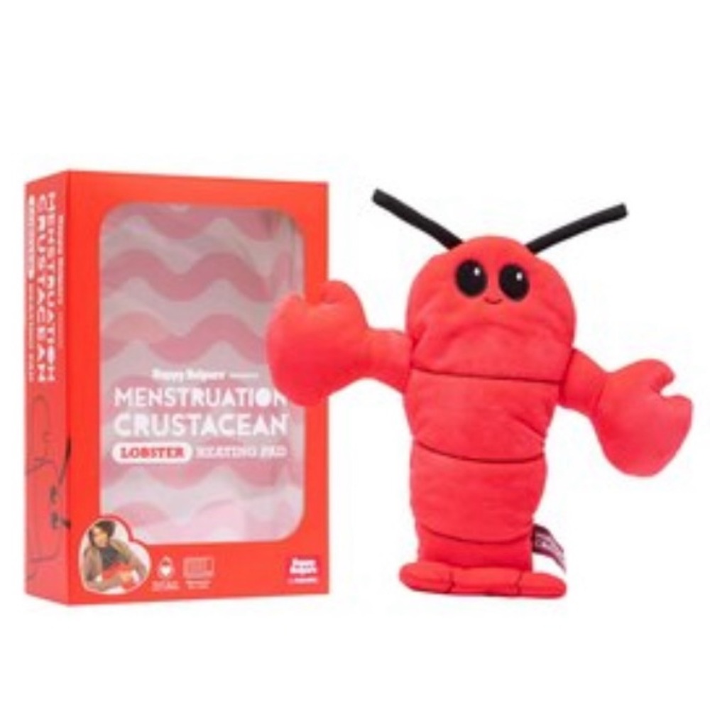 Happy Helpers Menstruation Crustacean Lobster Heating Pad